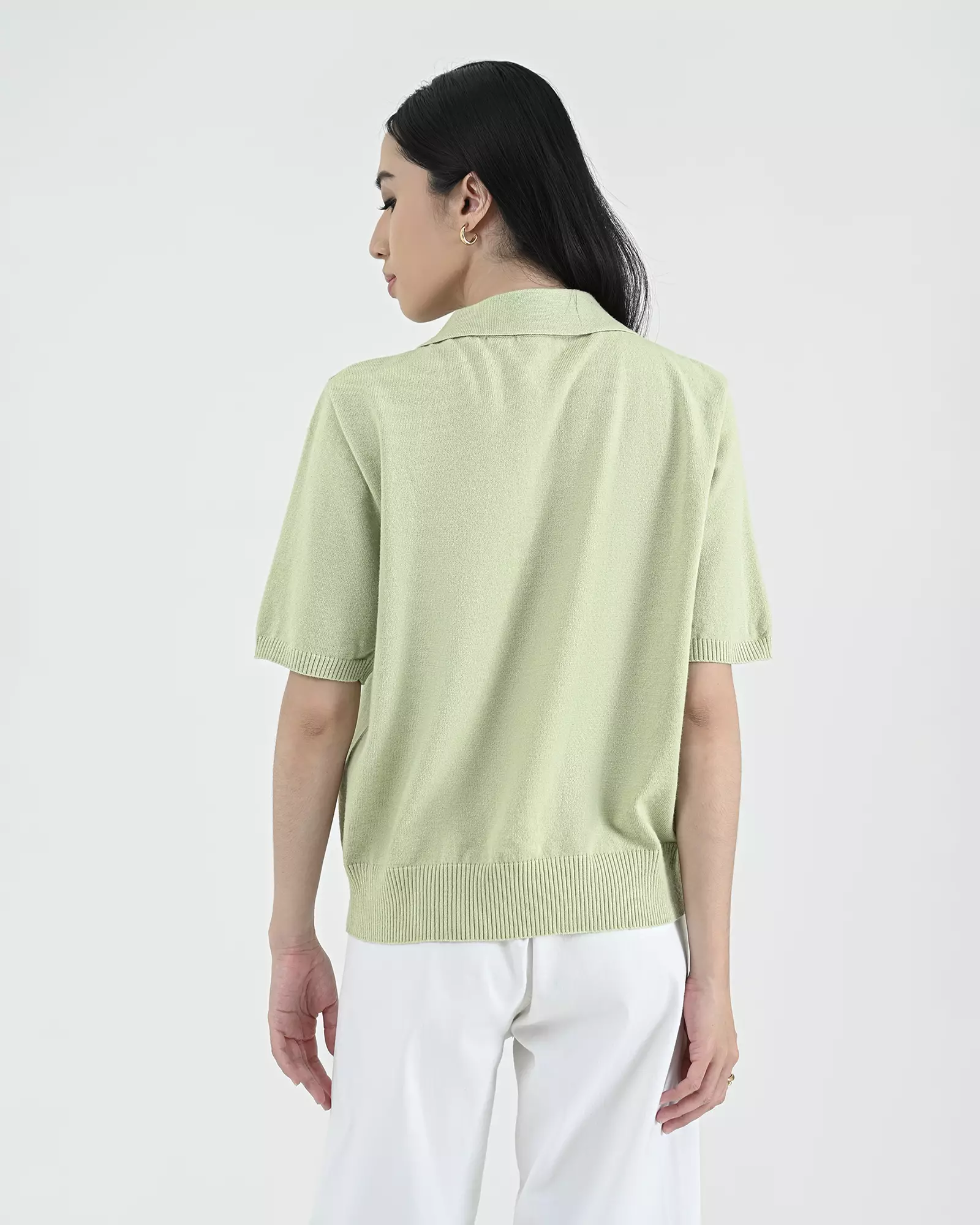 Geulis.id BORINI KNIT TOP - Sage