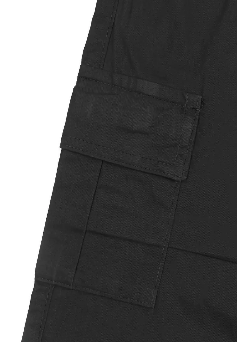 Boys Twill Cargo Jogger Pants 