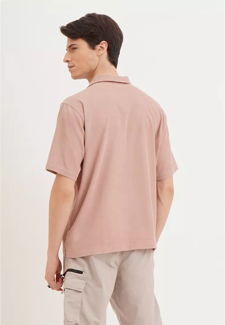 Penshoppe pink cheap polo