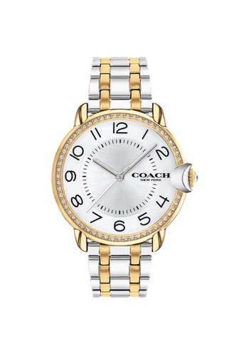 Coach Watches silver Coach Arden Silver White Women's Watch (14503811) C6C6BACB1CCD8EGS_1