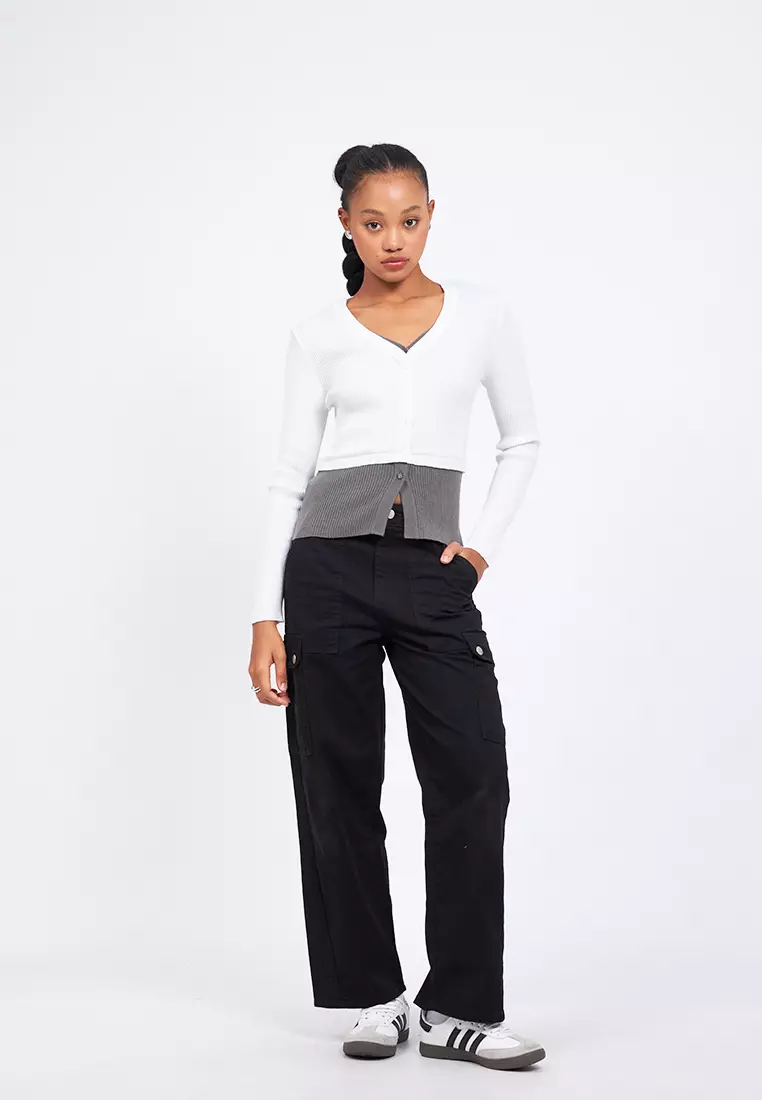 Double Layered Long Sleeve Top