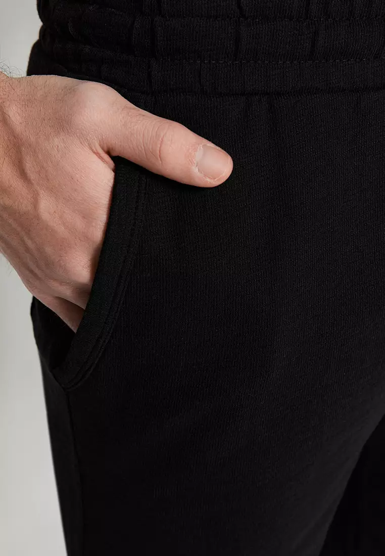 Textured Bermuda Shorts