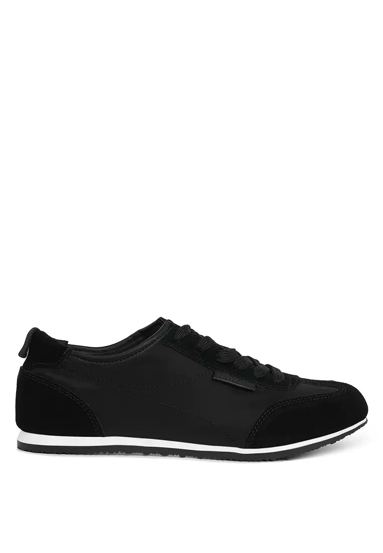 Discount on Rag & CO.  shoes - SKU: Suede Sneakers in Black