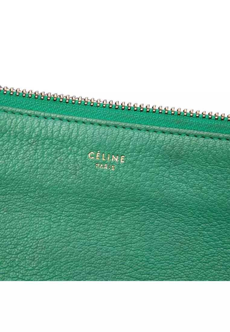 Buy CELINE Pre-Loved Celine Small Lambskin Trio Crossbody 2026