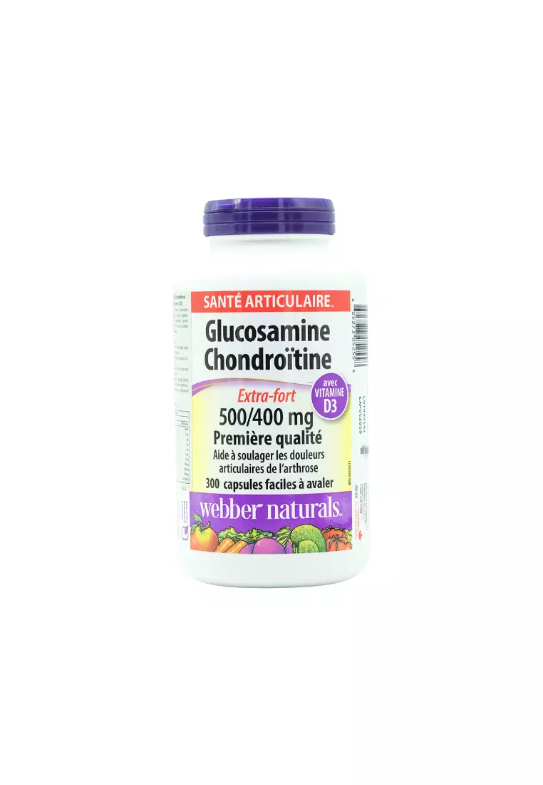 WEBBER NATURALS Glucosamine Chondroitin with Vitamin D3 300capsule(s)