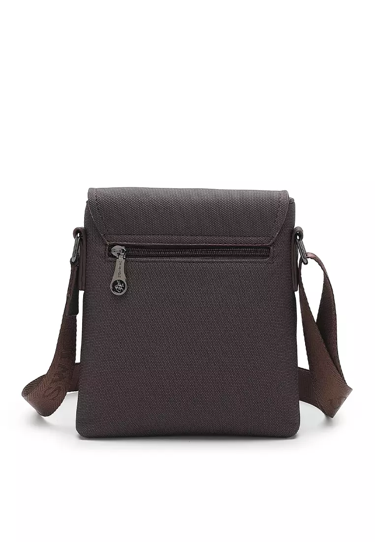 Men's Sling Bag / Crossbody Bag (Tas Selempang Pria) - Cokelat