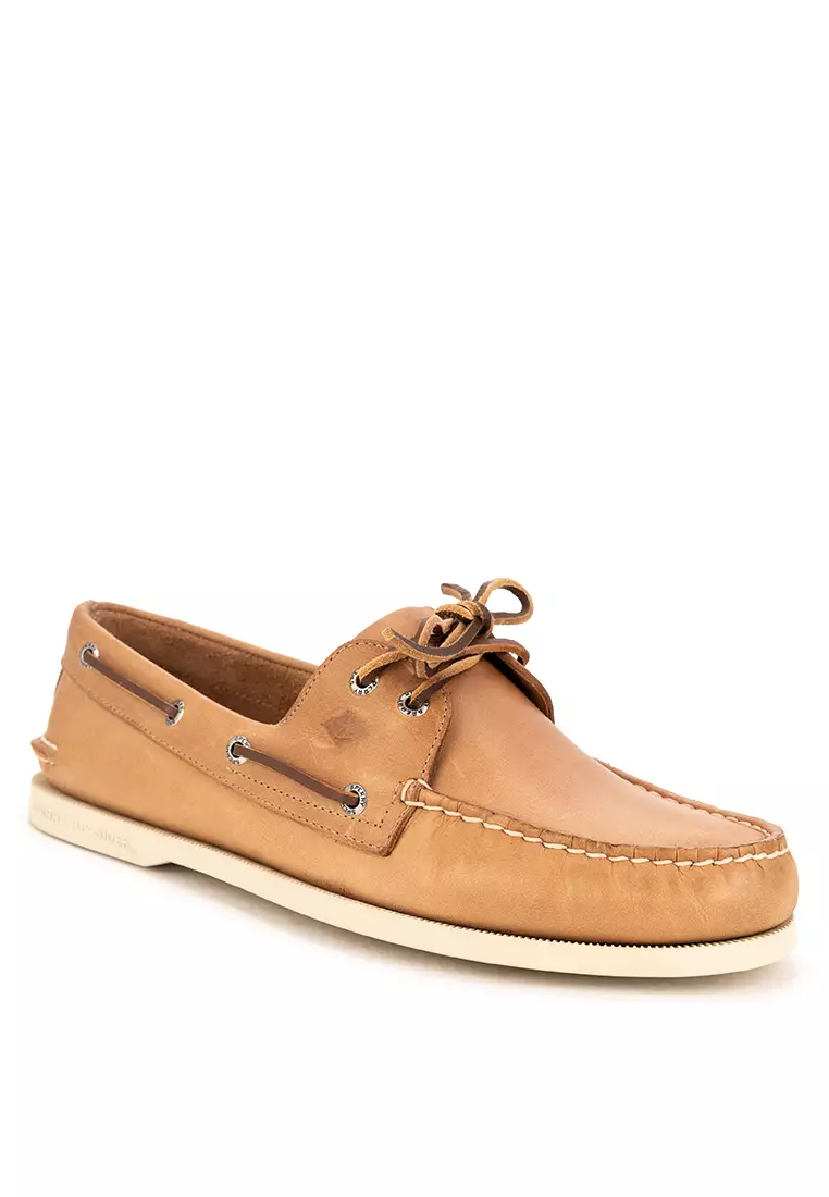 Discount on Sperry  shoes - SKU: Men's Authentic Original™ 2-Eye Boat Shoes Oatmeal