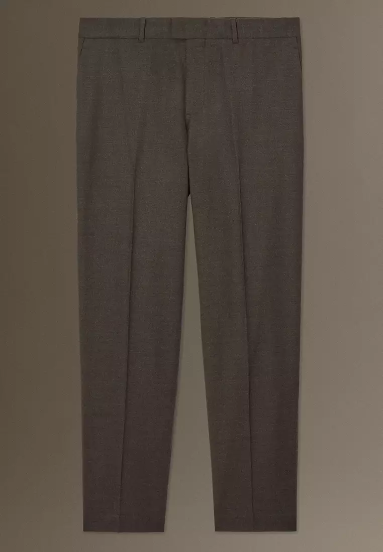 COS Wool-Flannel Trousers - Straight 2023 | Buy COS Online | ZALORA ...