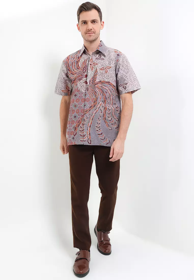 Clark Shirt Kemeja Batik Pria Pendek