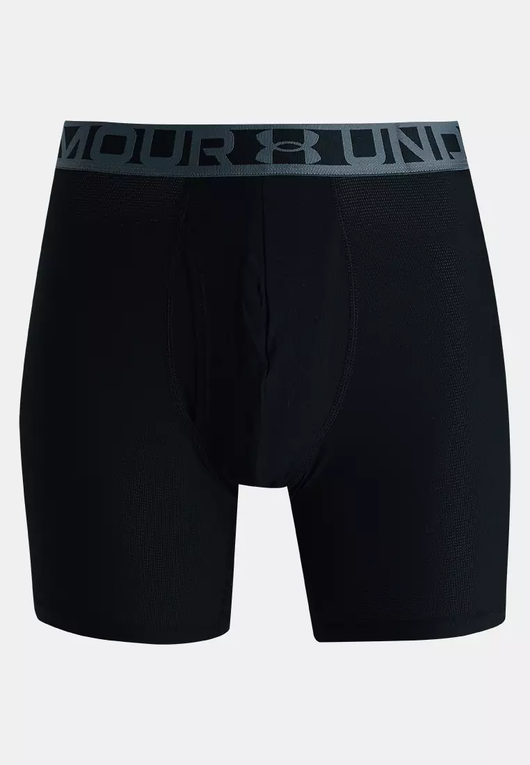 Men's Essential Tech Mesh 6" 2-Pack Boxer Briefs