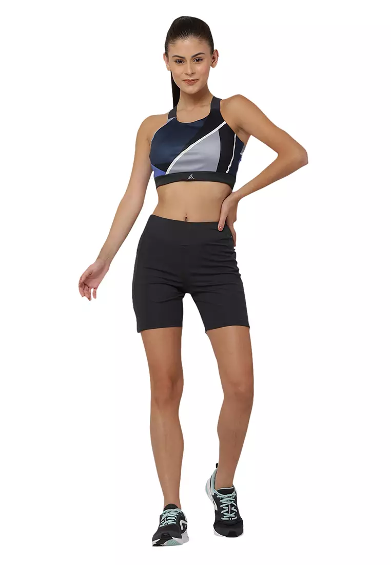 Wanita Celana Pendek Olahraga/Gym Abu-abu