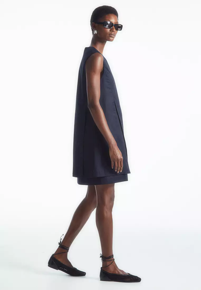 COS V-Neck A-Line Mini Dress 2024, Buy COS Online