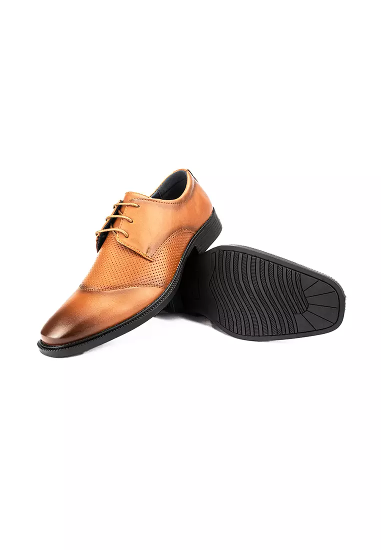 Men's Formal With Lace Shoes Mx 24624 Brown C47