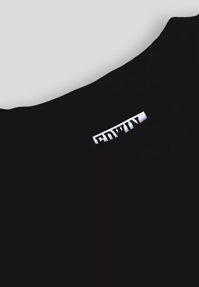 CHAZ JET BLACK Kaos Pria Lengan Pendek SS - Top Man Basic Tee