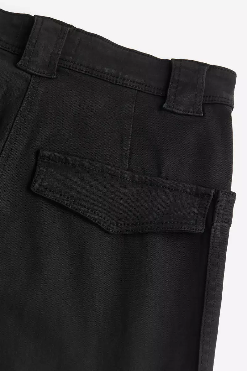 Lyocell-blend cargo trousers