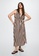 Mango 褐色 Flowy Printed Dress B336EAAEF63640GS_2