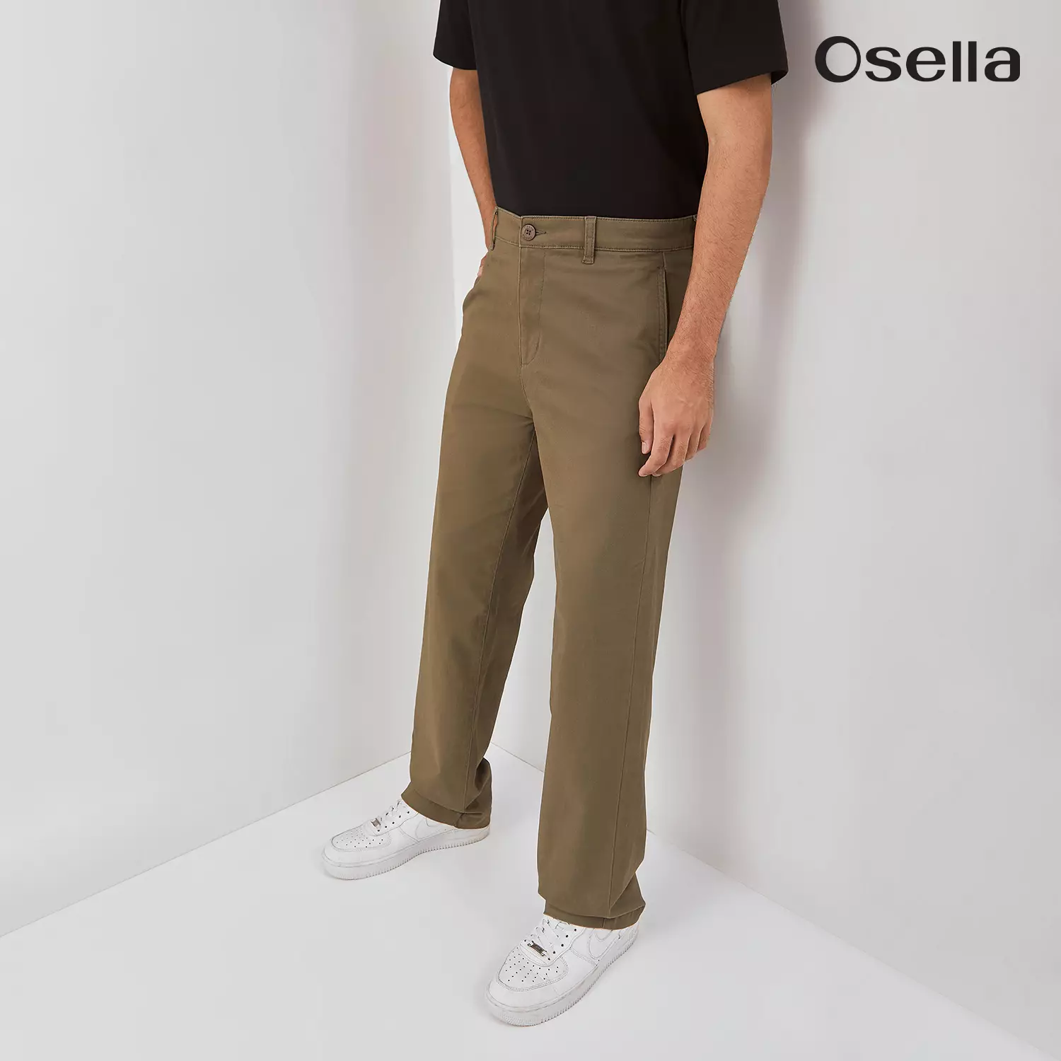 Osella Fred Loose Fit Trousers 208P660177 | Celana Panjang Chinos Pria