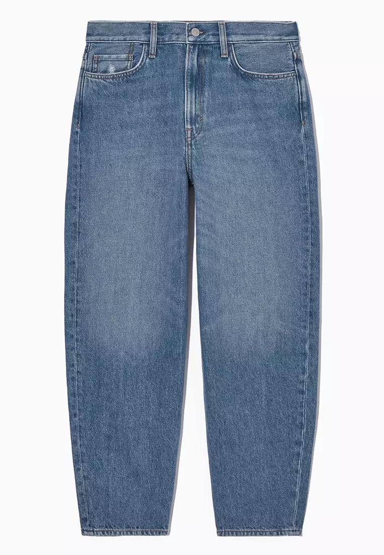 Buy COS Tapered Arch Jeans in Navy 2024 Online