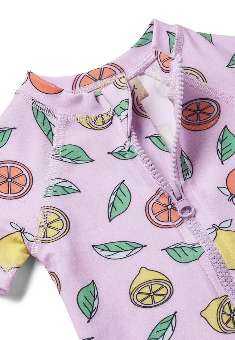 UV50 Swimsuit with lemons and oranges