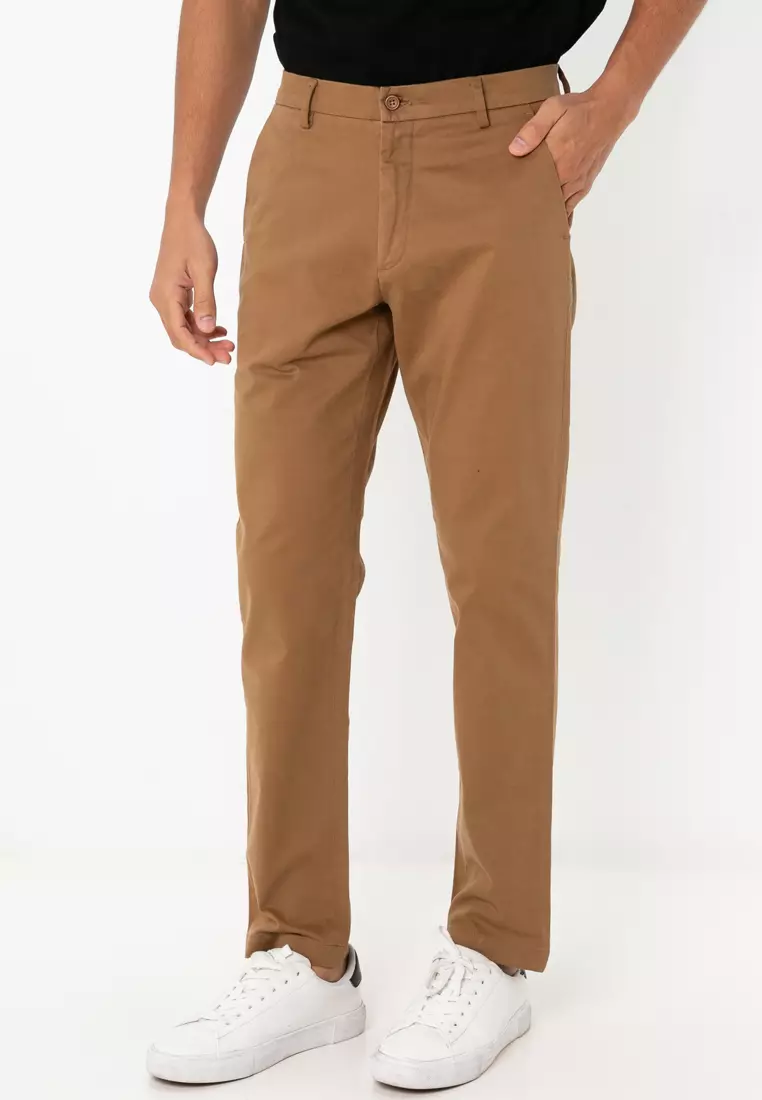 Premium Sateen Slim Chinos