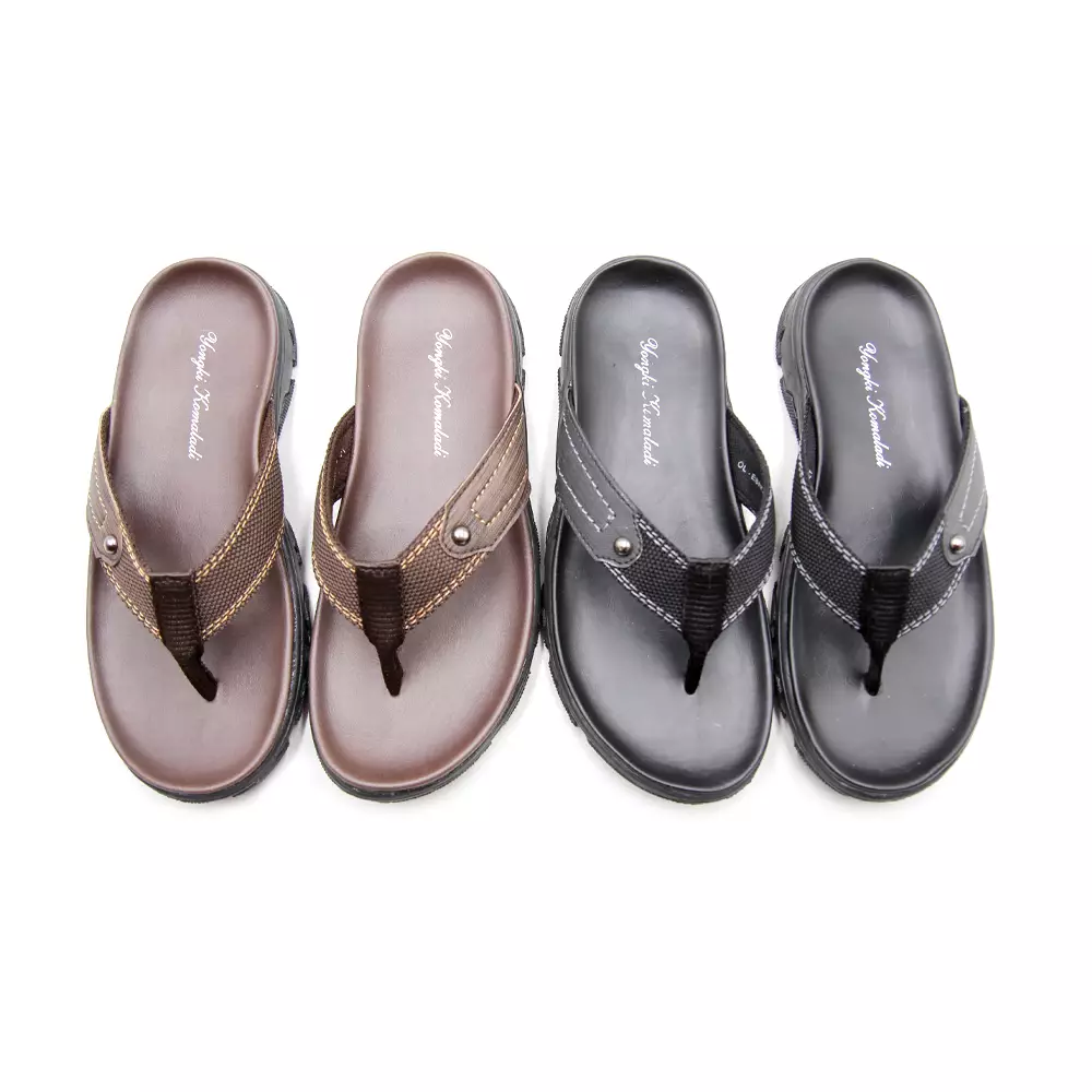 [ ORIGINAL ] YONGKI KOMALADI SANDAL PRIA OL-ESRF435-21 HITAM