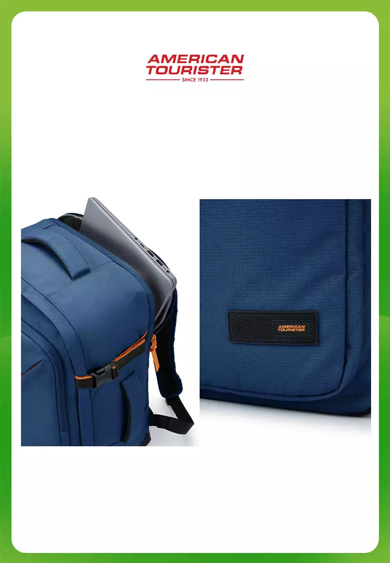 American Tourister Take2Cabin Casual Backpack M V2 - Dark Navy/Radiant