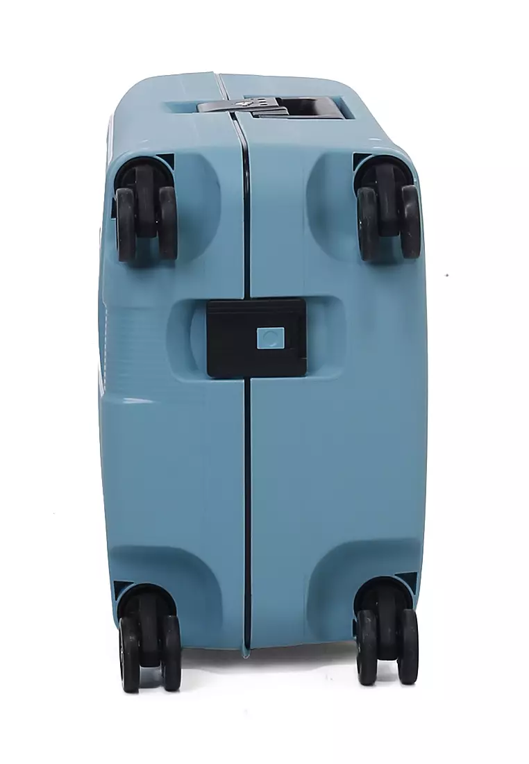 Carlton Tas Koper Unisex Size 20 Inch Suitcase Classic TSA Lock System Material Polycarbonate ORIGINAL - Blue