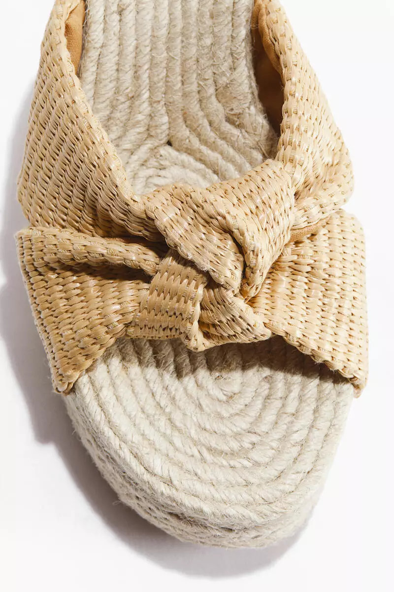 Wedge-heeled espadrilles