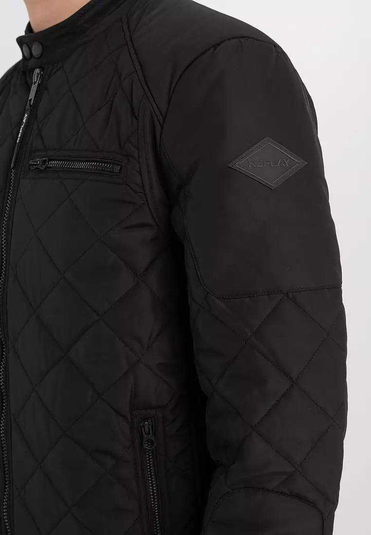 Replay quilted jacket hotsell
