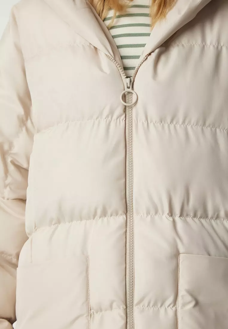 Hooded Long Inflatable Coat