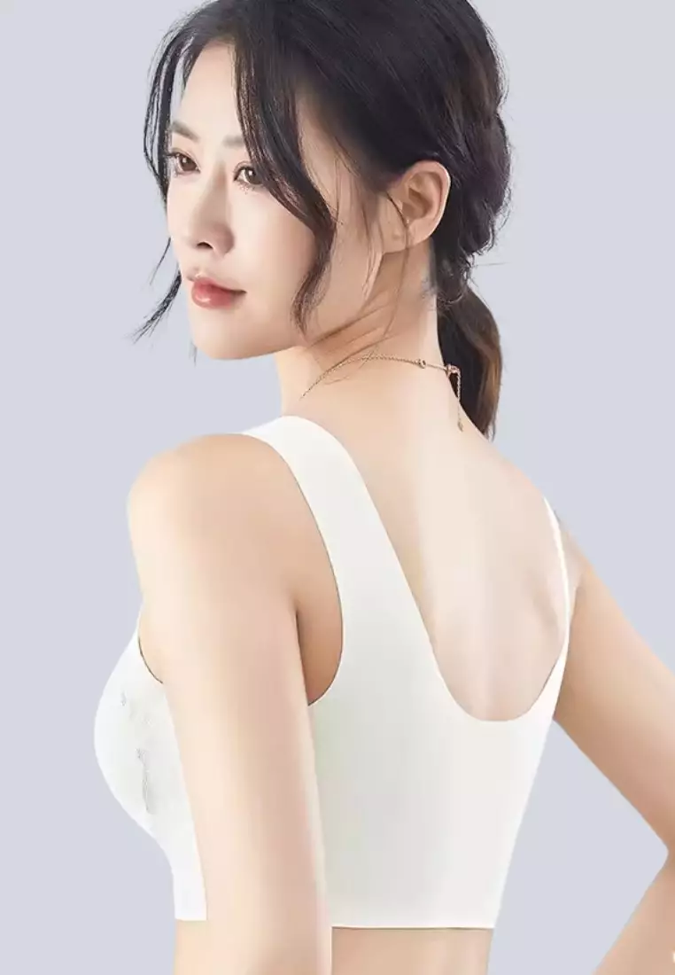 Premium Laura Lace Bralette Top in White