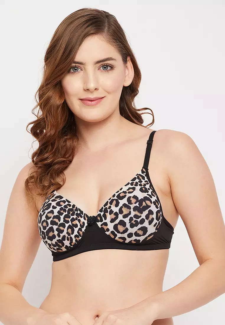 Buy Clovia Level 1 Push-up Non-Wired Demi Cup Multiway T-Shirt Bra