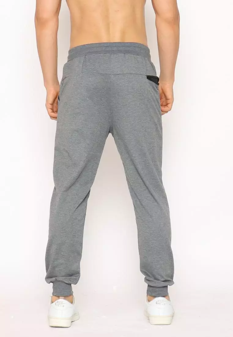 FITWEAR - JOGGER MATEO BACK ZIP POCKET - GREY
