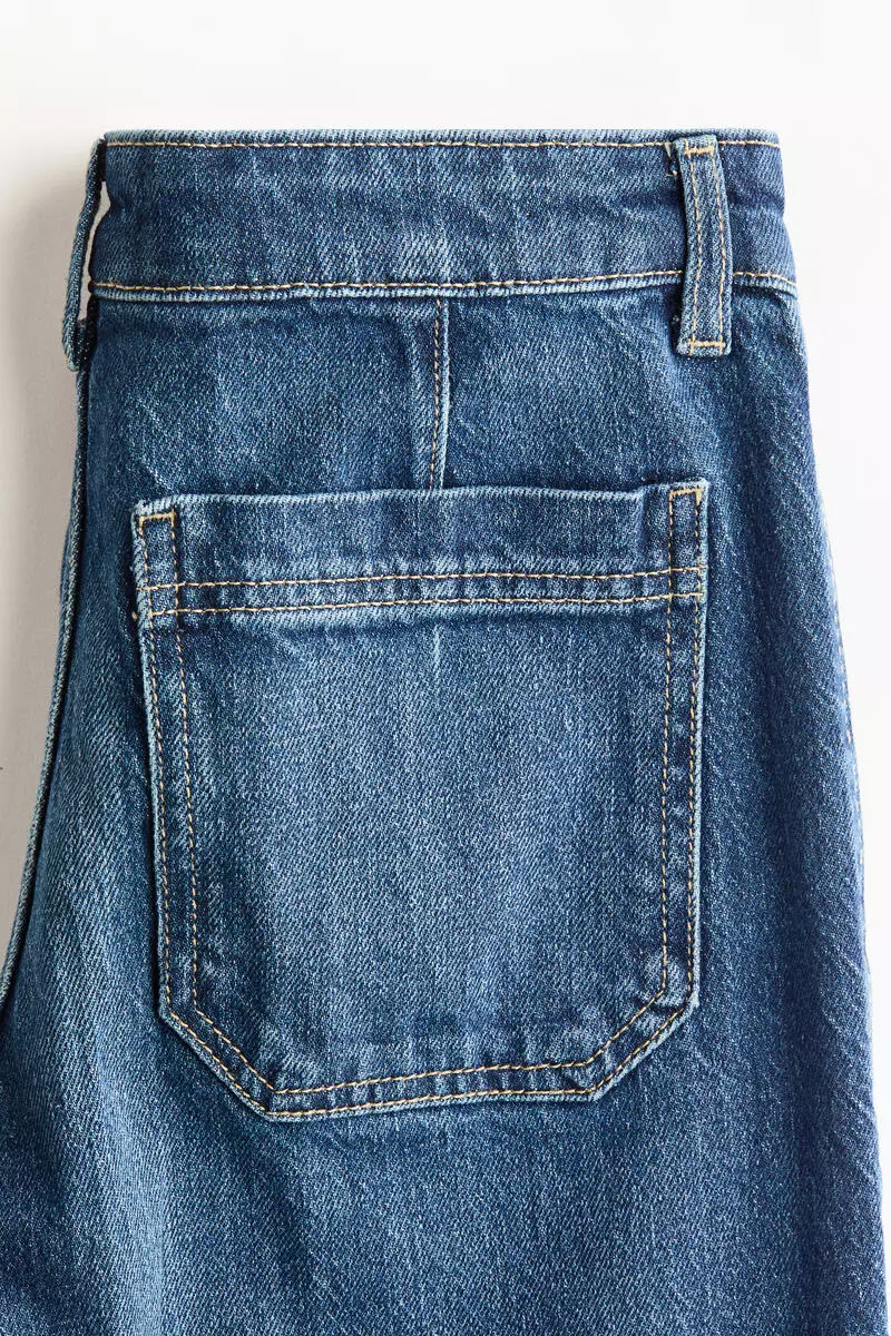 Wide High Jeans