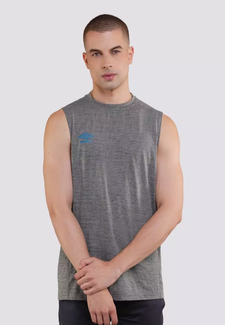 Muscle Tank Top with Round Neck Activewear for Men