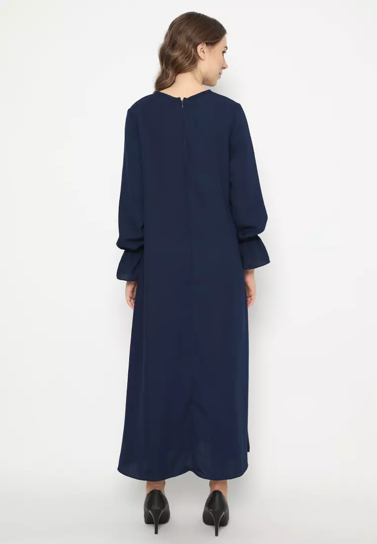 Amrita Midi Dress Navy