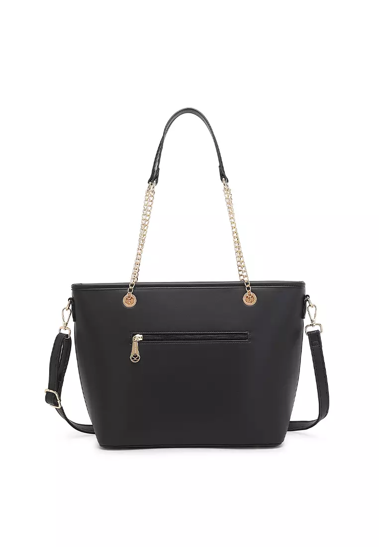 Women's Top Handle Bag / Sling Bag / Crossbody Bag (Tas Selempang / Tas Tangan) - Hitam