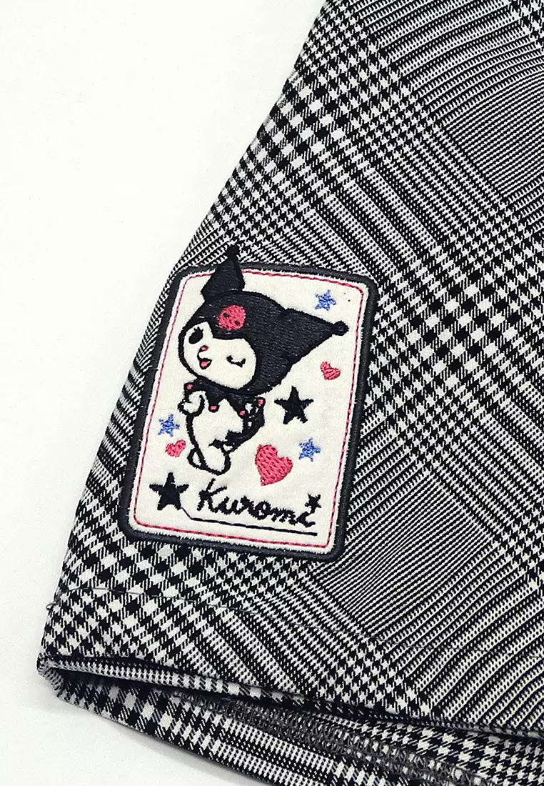 Girls Licensed Checkered Skort "Kuromi"