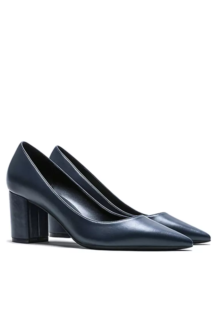6CM Uniform Pointed High Heel Shoes HZL261