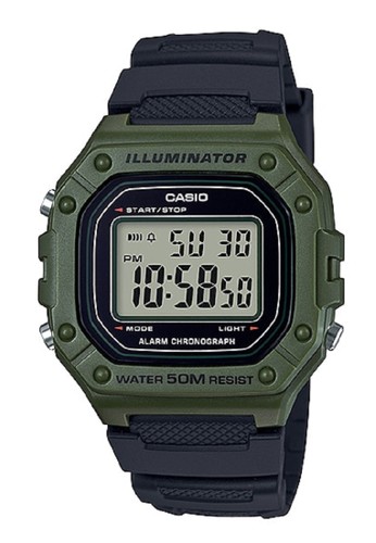 Jual Casio Casio Original Digital Mens Watch Jam Tangan Strap Karet W 218h 3avdf Original Zalora Indonesia