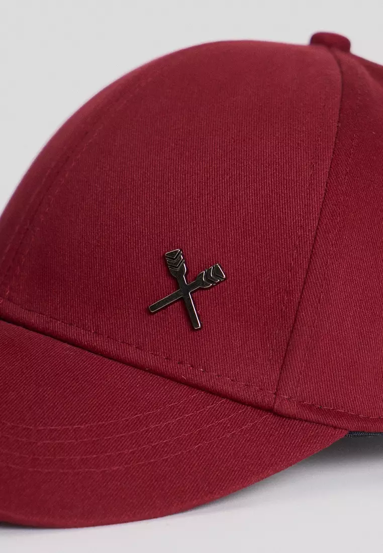 Baseball Cap With Metal Oar