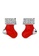 Her Jewellery gold Christmas Socks Earrings -  Made with Premium grade crystals from Austria F0CCAAC146D559GS_2