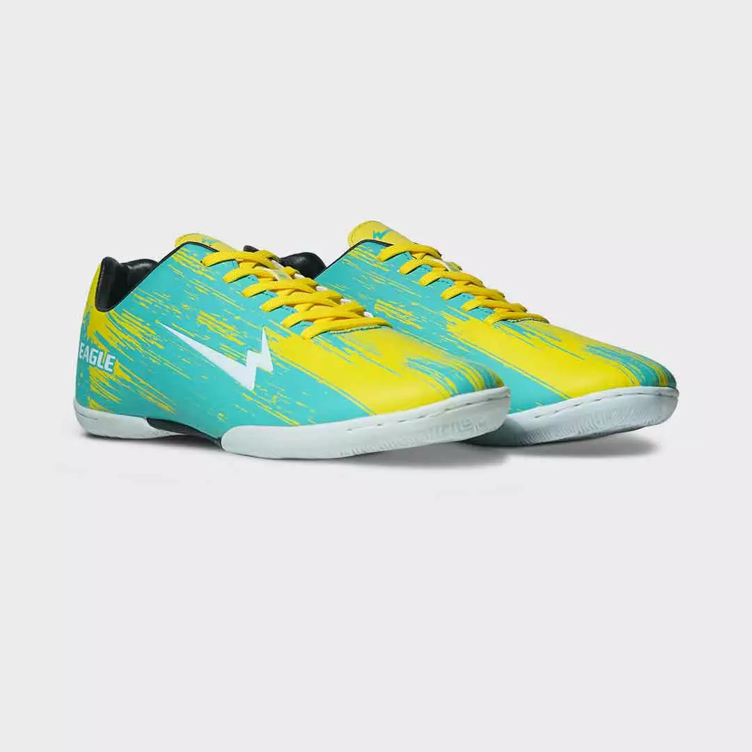 Eagle Sepatu Futsal Veloza - TOSKA/KUNING