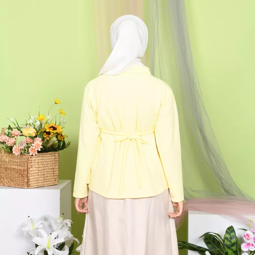 Rara Knit Top Slimfit - Soft Yellow M19894 R62S5