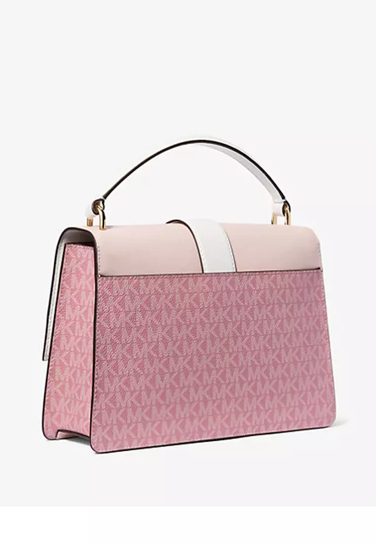 Greenwich Medium Signature Logo Satchel