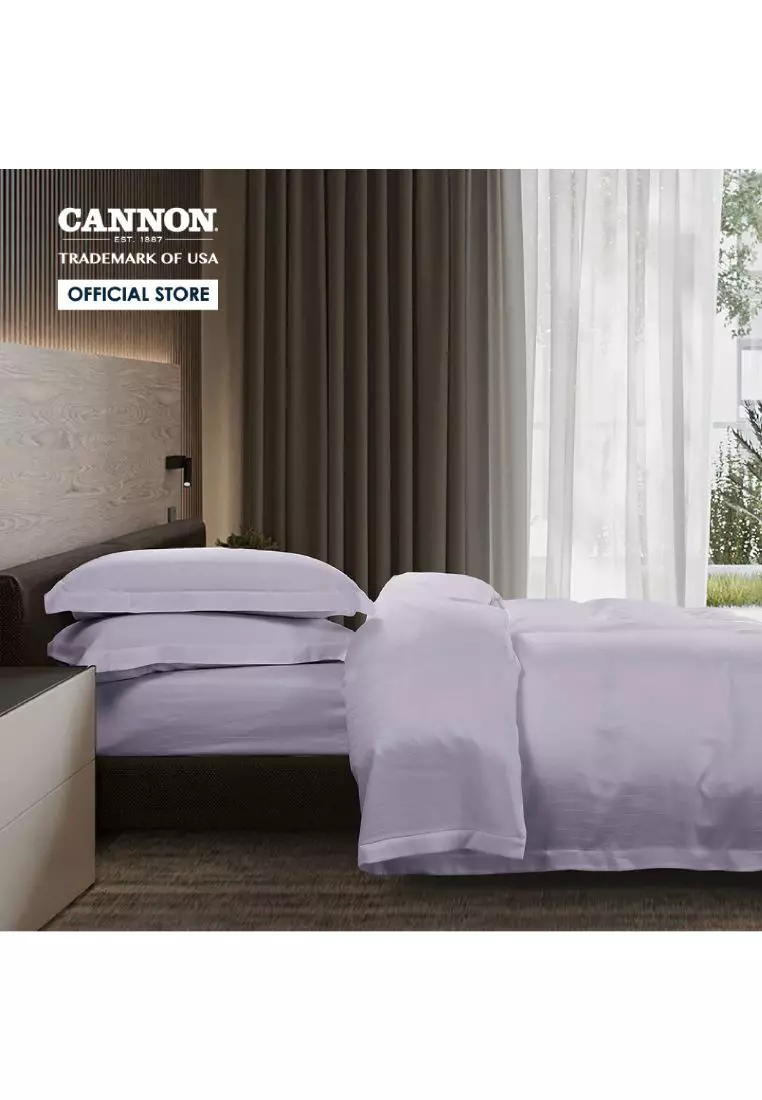 Buy CANNON CANNON Belvon TENCEL™ Quilt Cover Set Fedelle Misty Lilac