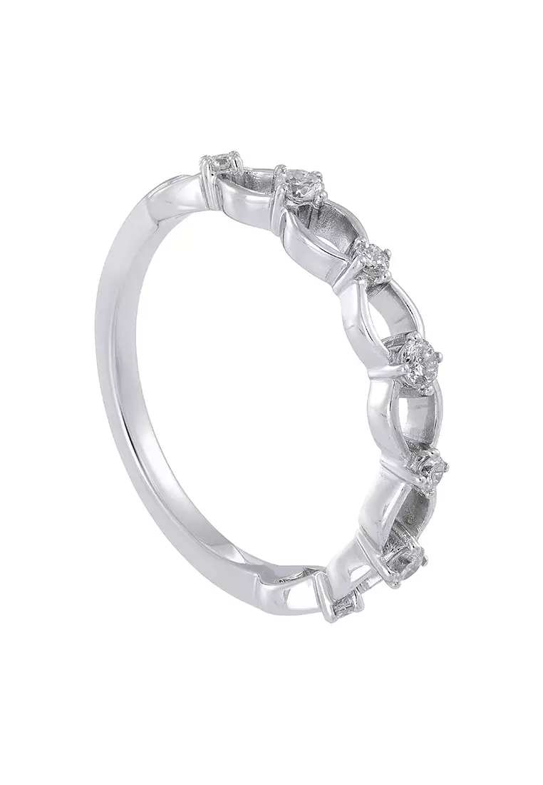 HABIB CHIC | Round Diamond Ring in 375/9K White Gold 267571223(WG)