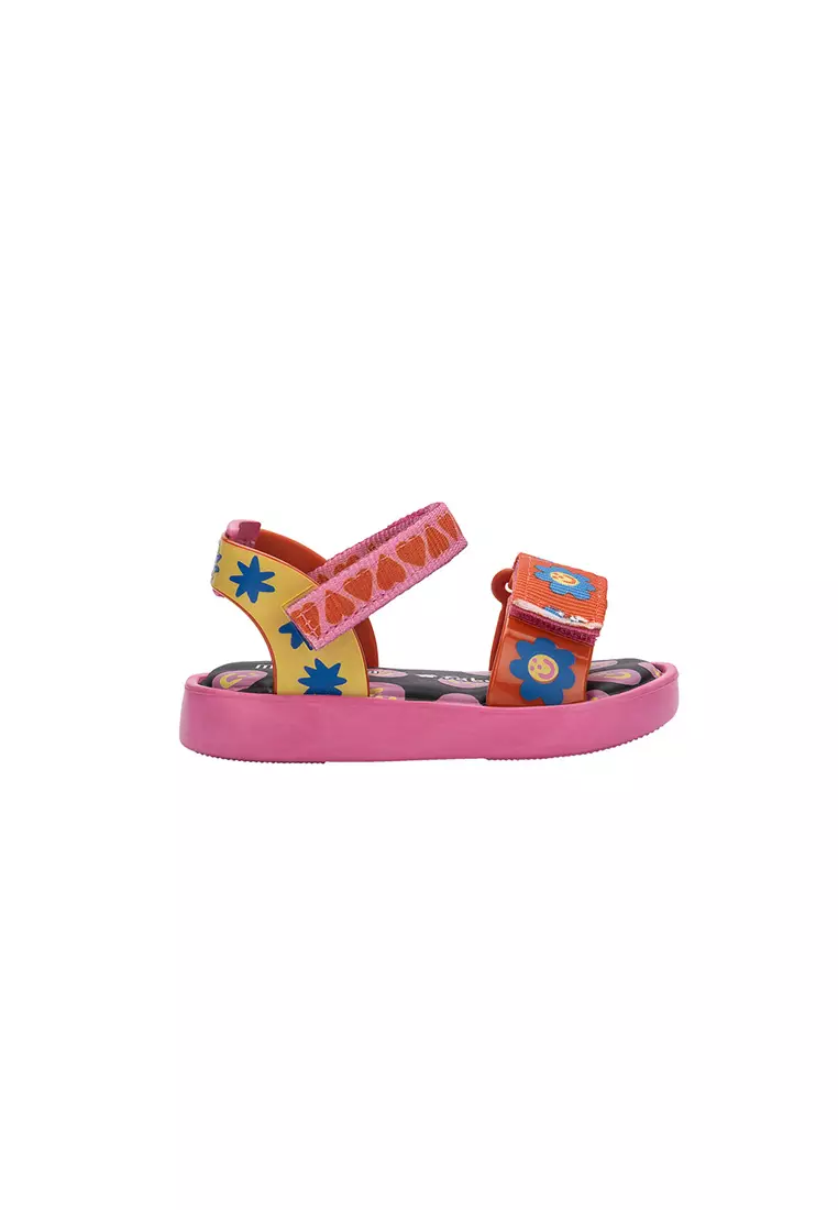 Mini Melissa Girls Ping Pong Fabula Vegan Sandals Kids store - SZ 3