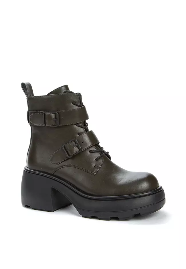 White strap boots sale