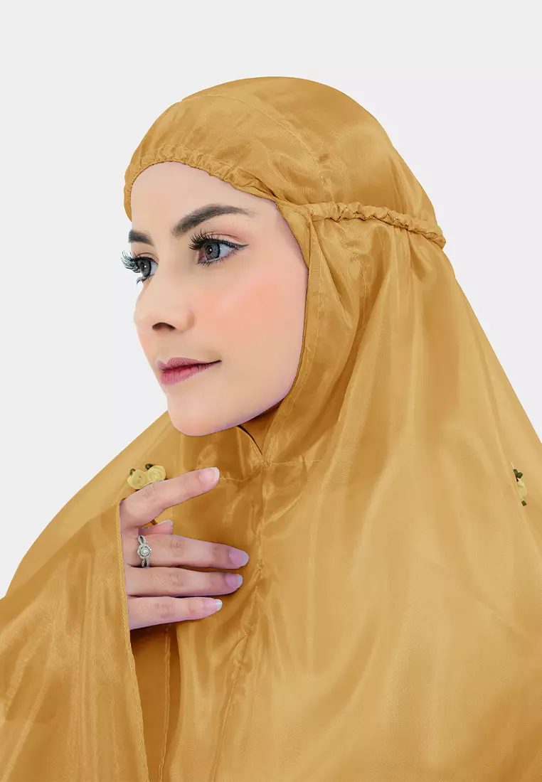 Cotton Bee - Mukena Traveling Syamma Sulam Pouch Mika Prayer Set